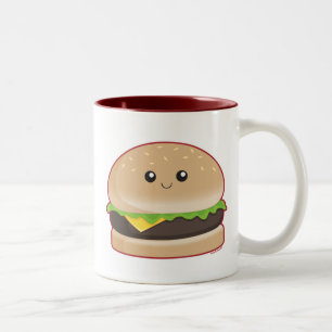 Caneca De Café Em Dois Tons Hamburger