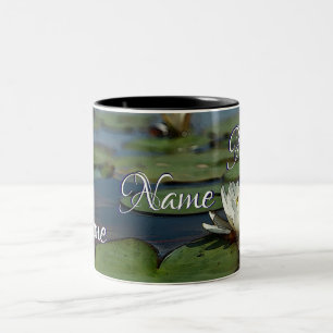 Caneca De Café Em Dois Tons HAMbWG - Café Mug - Água Lily