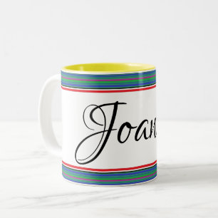 Caneca De Café Em Dois Tons HAMbWG - Café Mug - Colorido
