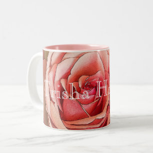 Caneca De Café Em Dois Tons HAMbyWG - Coffee Mug - Peach Rosa