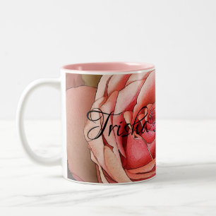 Caneca De Café Em Dois Tons HAMbyWG - Coffee Mug - Peach Rosa