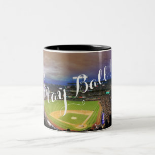Caneca De Café Em Dois Tons HAMbyWG - Mug Personalizável - Bola de Reproduç