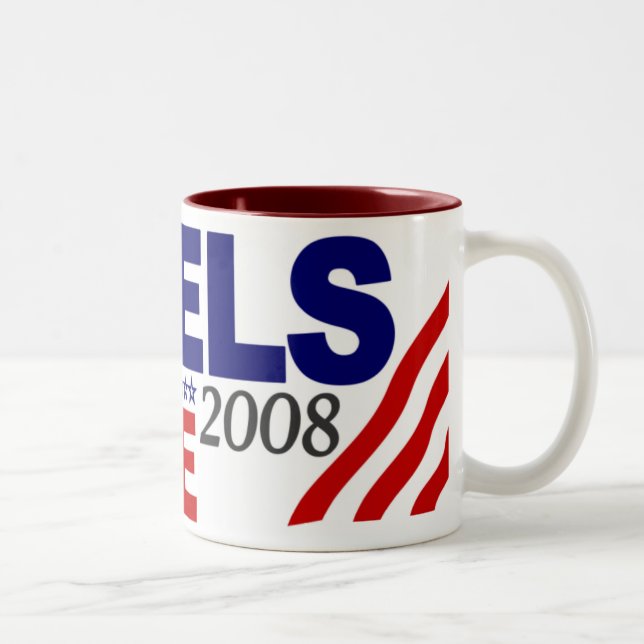 Caneca De Café Em Dois Tons Hamels Lidge 2008 (Direita)