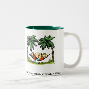 Caneca De Café Em Dois Tons Hammock de Buddha