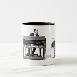 Caneca De Café Em Dois Tons Hammond Grooves organ trio camiseta oficial
