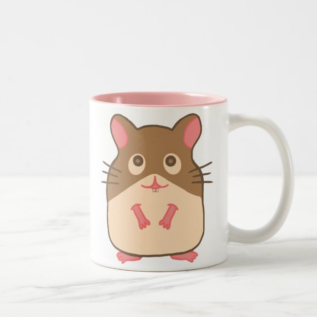 Caneca De Café Em Dois Tons Hammy Hamster (Direita)