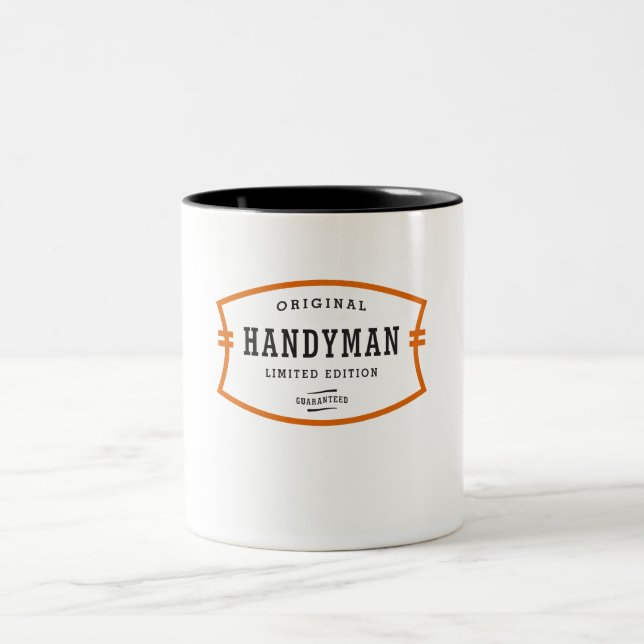 Caneca De Café Em Dois Tons Handyman Masternote Edition - Fixologista (Centro)