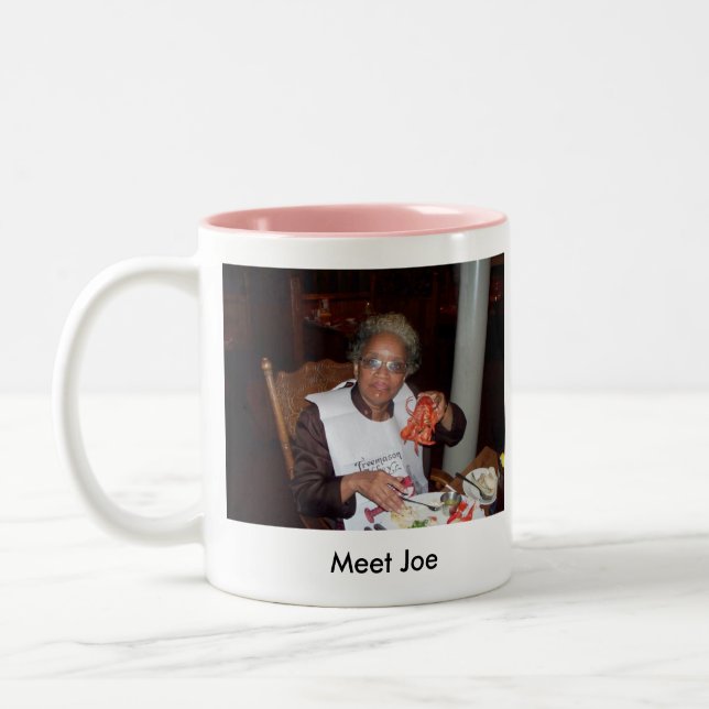 Caneca De Café Em Dois Tons Happy65th (Esquerda)