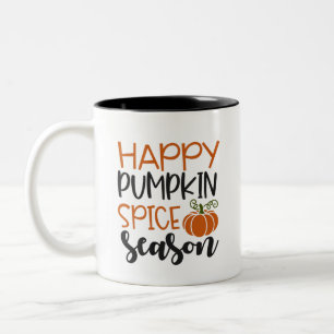 Caneca De Café Em Dois Tons Happy Pumpkin Spice Season