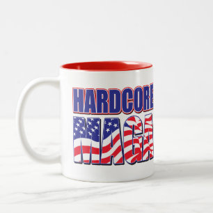 Caneca De Café Em Dois Tons Hardcore MAGA