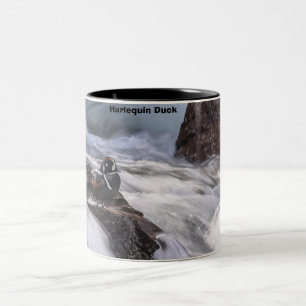 Caneca De Café Em Dois Tons Harlequin Duck