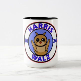 Caneca De Café Em Dois Tons Harris Walz 2024