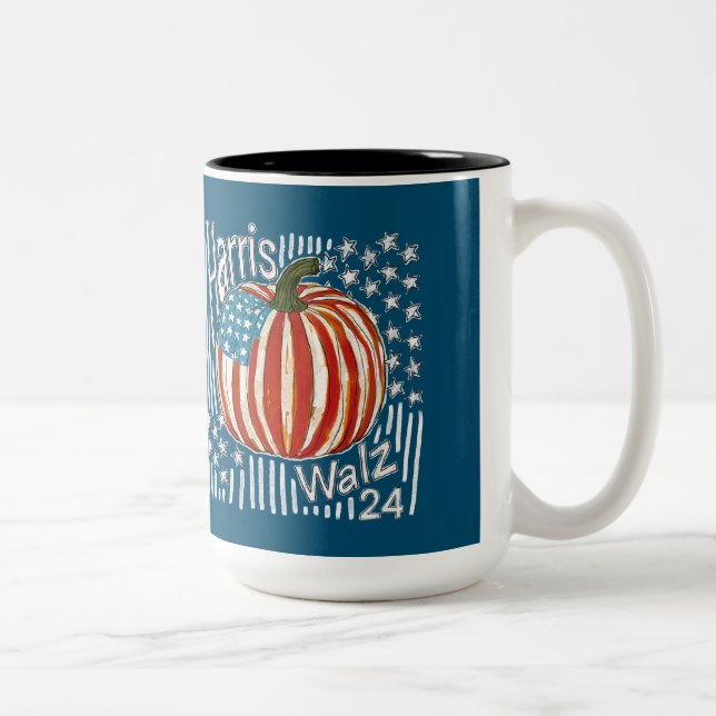 Caneca De Café Em Dois Tons Harris Walz 24 (Direita)