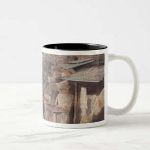 Caneca De Café Em Dois Tons Hartmanswillerkopf, vista de Roche-Sermet, 1915