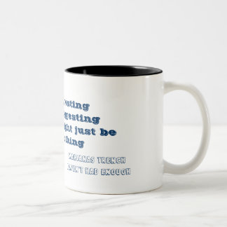 Caneca De Café Em Dois Tons Haven't had enough lyrics mug