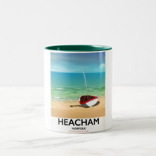 Caneca De Café Em Dois Tons Heacham Norfolk poster