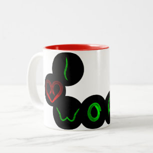 Caneca De Café Em Dois Tons heart2