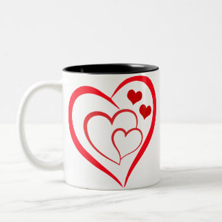 Caneca De Café Em Dois Tons Heart of Hearts Mug
