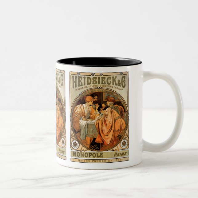 Caneca De Café Em Dois Tons Heidsieck E Co. (Direita)