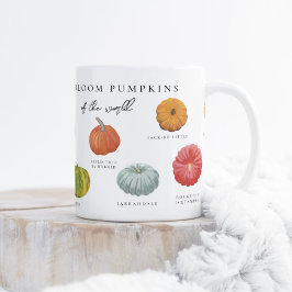 Caneca De Café Em Dois Tons Heirloom Pumpkins