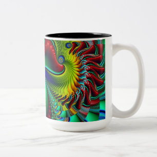 Caneca De Café Em Dois Tons Helter Skelter
