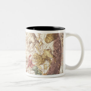 Caneca De Café Em Dois Tons Hemisfério Norte, 'do celestial