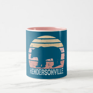 Caneca De Café Em Dois Tons Hendersonville Carolina do Norte - Trapora