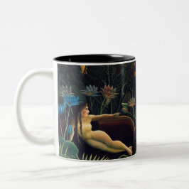 Caneca De Café Em Dois Tons Henri Rousseau, A Sonhadora Coffee De Dois Tons