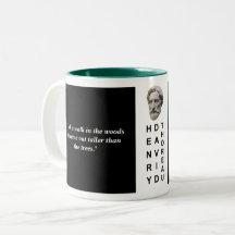 Henry David Thoreau Citação Personalizada Mug Filo