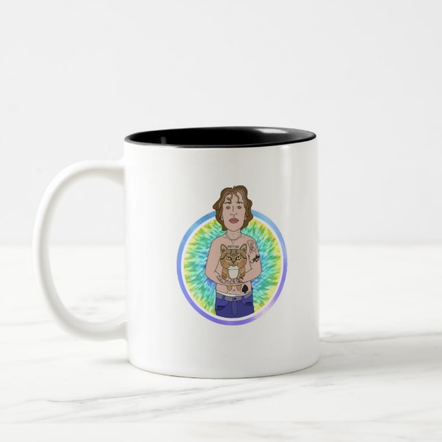 Caneca De Café Em Dois Tons Hera e Vinnie (Esquerda)