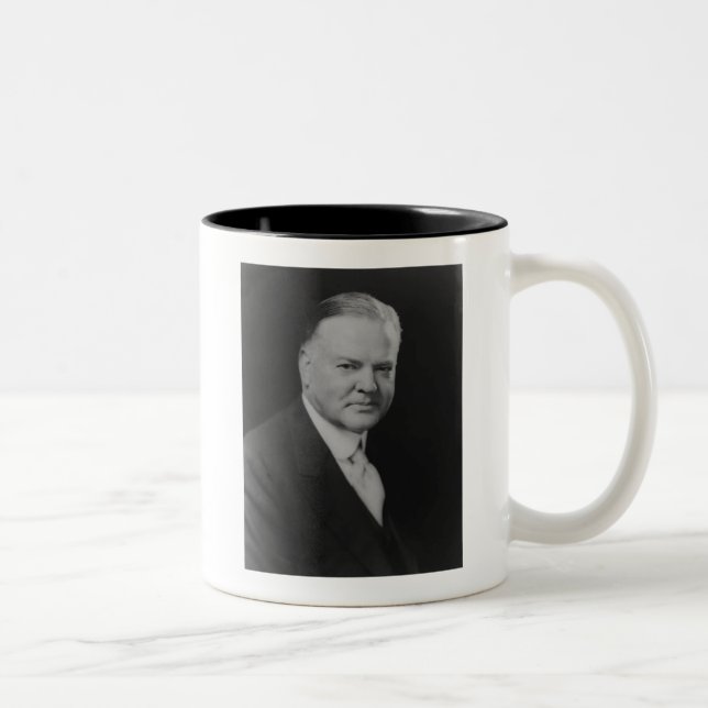 Caneca De Café Em Dois Tons Herbert Hoover (Direita)