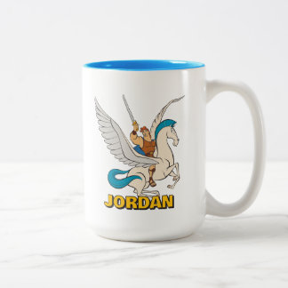 Caneca De Café Em Dois Tons Hercules Riding Pegasus Two-Tone Coffee Mug