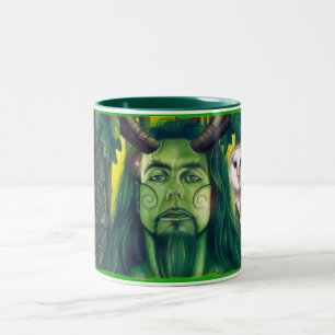 Caneca De Café Em Dois Tons Herne o caçador