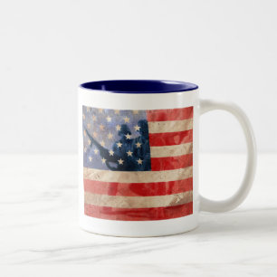 Caneca De Café Em Dois Tons Heróis americanos