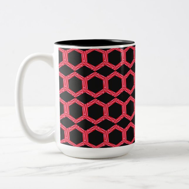 Caneca De Café Em Dois Tons HexaBrilho (Esquerda)