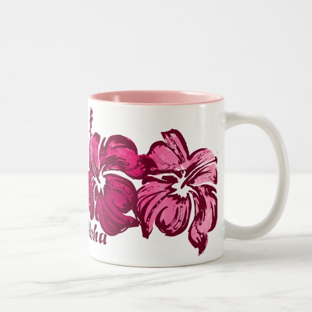 Caneca De Café Em Dois Tons Hibiscus Mug (Direita)