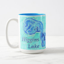 Higgins Lake Mug de Pintura Original