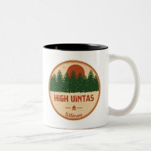 Caneca De Café Em Dois Tons High Uintas Wilderness Utah
