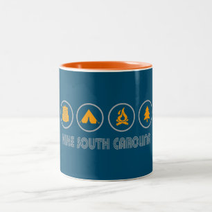 Caneca De Café Em Dois Tons Hike Carolina do Sul