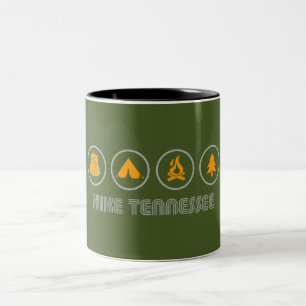 Caneca De Café Em Dois Tons Hike Tennessee