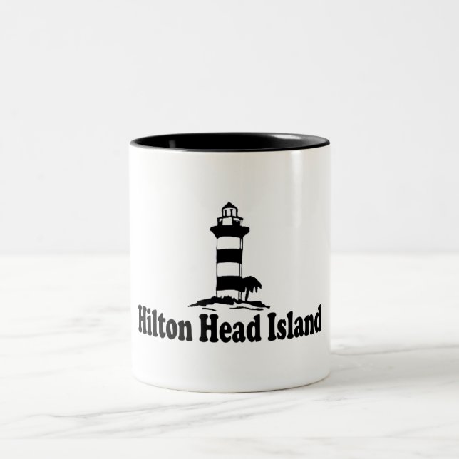 Caneca De Café Em Dois Tons Hilton Head Island. (Centro)