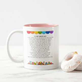 Caneca De Café Em Dois Tons Hino dos acumuladores de materiais de artesanato -