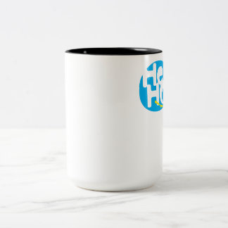 Caneca De Café Em Dois Tons hipopótamo
