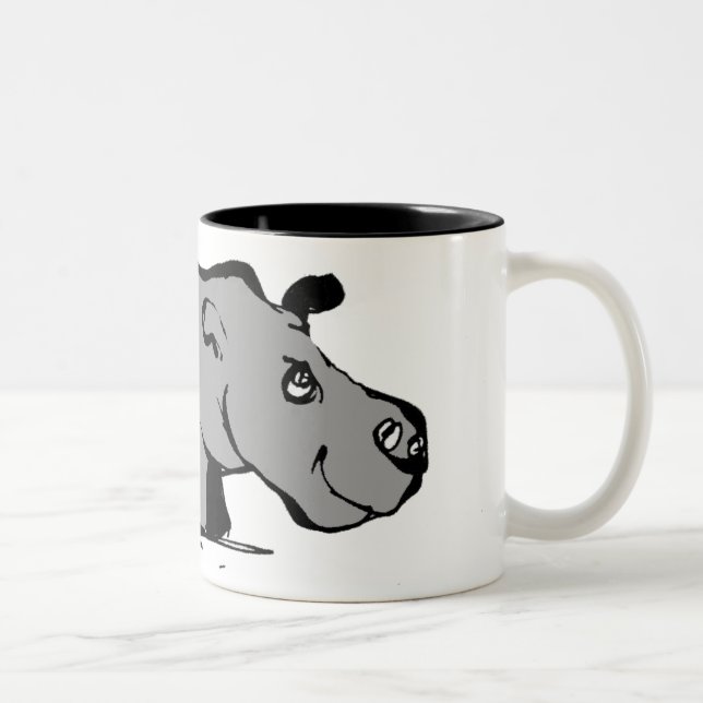 Caneca De Café Em Dois Tons Hippo (Direita)