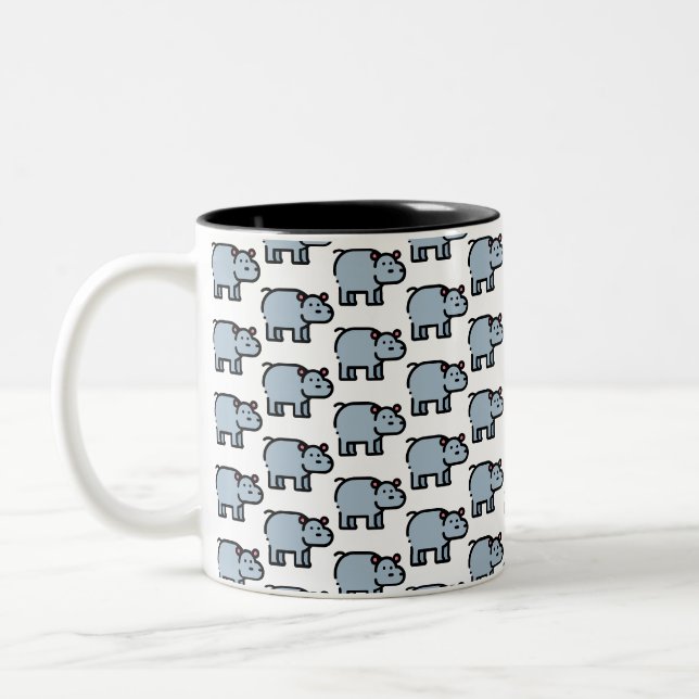 Caneca De Café Em Dois Tons Hippopotamus (Esquerda)