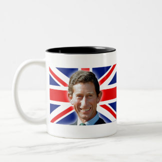 CANECA DE CAFÉ EM DOIS TONS HM KING CHARLES III UNIÃO JACK FLAG
