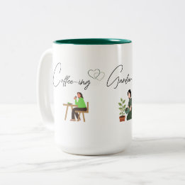 Caneca De Café Em Dois Tons Hobbies