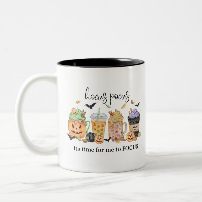 CANECA DE CAFÉ EM DOIS TONS HOCUS POCUS MODERN HALLOWEEN (Esquerda)