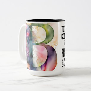 Caneca De Café Em Dois Tons Hoje é uma citação motivacional de início novo do 