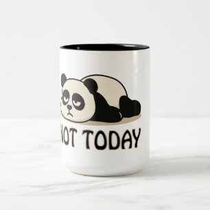 Caneca De Café Em Dois Tons Hoje, Panda